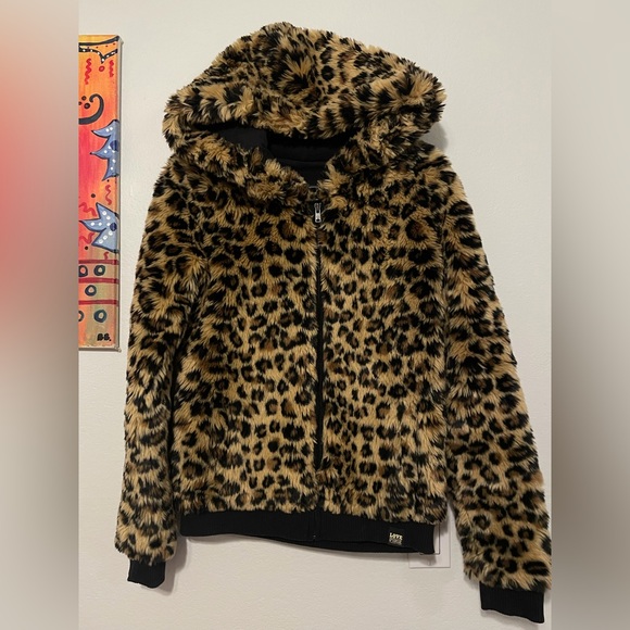 Victoria’s Secret PINK Limited Edition 2011 Fashion Show Leopard Fur Hoodie-EUC - Picture 2 of 8